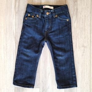 Baby dark blue 511 Levi's jeans denim. 12 month.